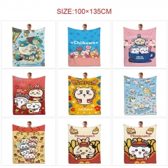 13 Styles 100*135CM Chiikawa Cartoon Anime Summer Quilt