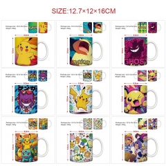10 Styles Pokemon Cartoon Anime Ceramic Mug Cup