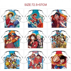 10 Styles One Piece Cartoon Household Anime Apron