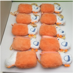 10个）19*10CM创意动物园玩偶礼品鹈鹕毛绒玩具公仔零钱包钥匙扣挂件