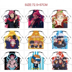 10 Styles Jujutsu Kaisen Cartoon Household Anime Apron