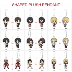 9 Styles Attack on Titan/Shingeki No Kyojin Cartoon Anime Plush Toy Pendent