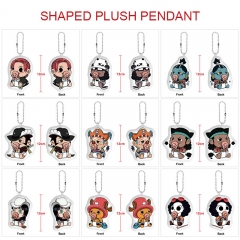 18 Styles One Piece Cartoon Anime Plush Toy Pendent