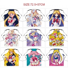 10 Styles Pretty Soldier Sailor Moon Cartoon Household Anime Apron
