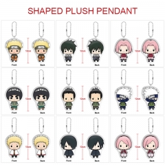9 Styles Naruto Cartoon Anime Plush Toy Pendent