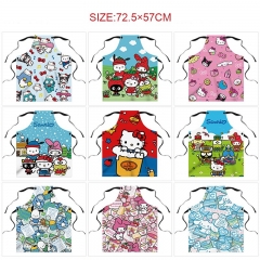 12 Styles Sanrio Cartoon Household Anime Apron
