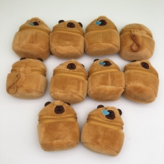 10pcs/set 11CM Capybara Cartoon Anime Plush Coin Purse