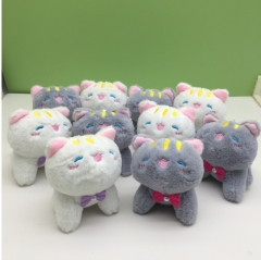 10pcs/set 12CM Hello Kitty Cartoon Anime Plush Toy Pendant