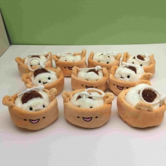 10pcs/set 9CM Cute Cartoon Anime Plush Toy Pendent