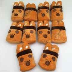 10pcs/set 14CM Capybara Cartoon Anime Plush Toy Pendant