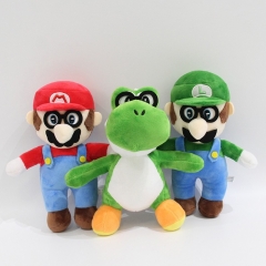 3 Styles 25*9*9CM Super Mario Bro Cartoon Anime Plush Toy Doll