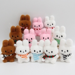 8 Styles 13*8*5CM Miffy Cartoon Anime Plush Toy Pendent