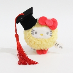 7*6*4CM Hello Kitty Cartoon Anime Plush Toy Doll