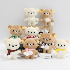 12 Styles 13*9*5CM Rilakkuma Cartoon Anime Plush Toy Doll