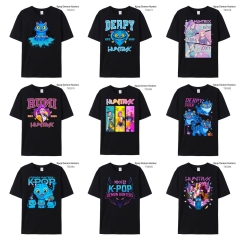 39 Styles K-Pop: Demon Hunters Cartoon Pattern Anime T-shirt