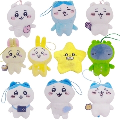 9 Styles 10cm Chiikawa Cartoon Anime Plush Toy Doll