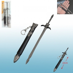 鬼泣但丁叛逆之刃22cm带鞘武器挂扣一个