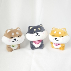3 Styles 10cm Cute Dog Cartoon Anime Plush Toy Doll