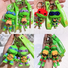 20 Styles Teenage Mutant Ninja Turtles Cartoon Anime Plastic Figure Keychain