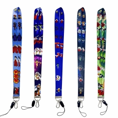 5 Styles Inuyasha Cartoon Anime Phone Strap Lanyard