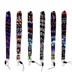 6 Styles Jujutsu Kaisen Cartoon Anime Phone Strap Lanyard