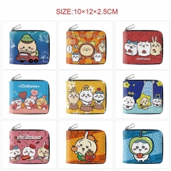 10 Styles Chiikawa Cartoon Purse Short Anime Wallet