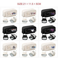 10 Styles Blue Lock Cartoon Anime Waterproof Canvas Pencil Bag