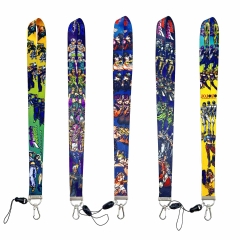 5 Styles JoJo's Bizarre Adventure Cartoon Anime Phone Strap Lanyard