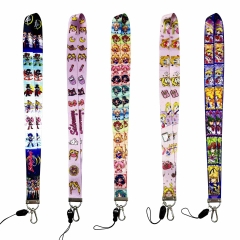 5 Styles Pretty Soldier Sailor Moon Cartoon Anime Phone Strap Lanyard