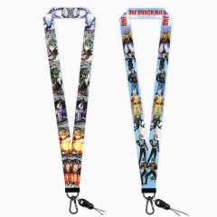 2 Styles One Punch Man Cartoon Anime Phone Strap Lanyard