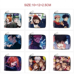 10 Styles Jujutsu Kaisen Cartoon Purse Short Anime Wallet
