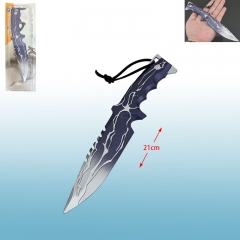 21cm VALORANT Cartoon Cosplay Anime Alloy Weapon Sword Keychain