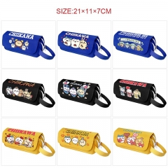 10 Styles Chiikawa Cartoon Anime Waterproof Canvas Pencil Bag