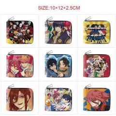 10 Styles Blue Lock Cartoon Purse Short Anime Wallet