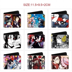 10 Styles Kuroshitsuji/Black Butler Cartoon Purse Short Anime Wallet