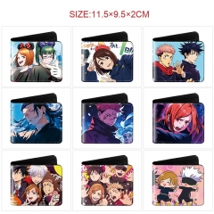 10 Styles Jujutsu Kaisen Cartoon Purse Short Anime Wallet