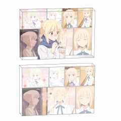 8*12*1.2CM Fate/Stay Night Cartoon Anime Acrylic Card Brick