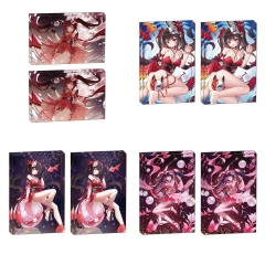 5 Styles 8*12*1.2CM Honkai: Star Rail Sparkle Cartoon Anime Acrylic Card Brick