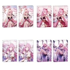 5 Styles 8*12*1.2CM Honkai: Star Rail Elysia Cartoon Anime Acrylic Card Brick