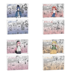 4 Styles 8*12*1.2CM Bocchi the Rock! Cartoon Anime Acrylic Card Brick