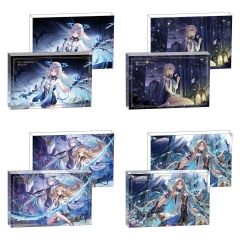 5 Styles 8*12*1.2CM Wuthering Waves Cartethyia Cartoon Anime Acrylic Card Brick