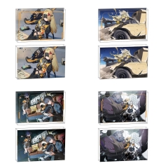 5 Styles 8*12*1.2CM Zenless Zone Zero Trigger Cartoon Anime Acrylic Card Brick