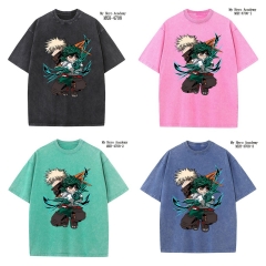 4 Styles My Hero Academia Cartoon Pattern Anime T-shirt