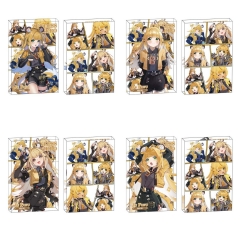 4 Styles 8*12*1.2CM Zenless Zone Zero Ju Fufu Cartoon Anime Acrylic Card Brick