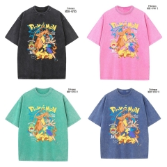 4 Styles Pokemon Cartoon Pattern Anime T-shirt
