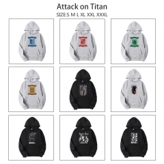 25 Styles Attack on Titan/Shingeki No Kyojin Cartoon Anime Hooded Hoodie