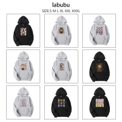 14 Styles POP MART Labubu Cartoon Anime Hooded Hoodie