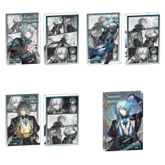 6 Styles 8*12*1.2CM Honkai: Star Rail Anaxa Cartoon Anime Acrylic Card Brick