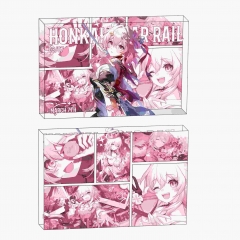 3 Styles 8*12*1.2CM Honkai: Star Rail March 7th Cartoon Anime Acrylic Card Brick