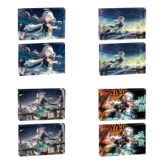 8 Styles 8*12*1.2CM Honkai: Star Rail Firefly Cartoon Anime Acrylic Card Brick
